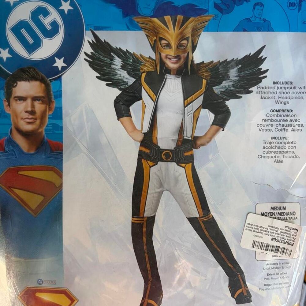 Dc-comics Hawk Girl Costume size M 7-8